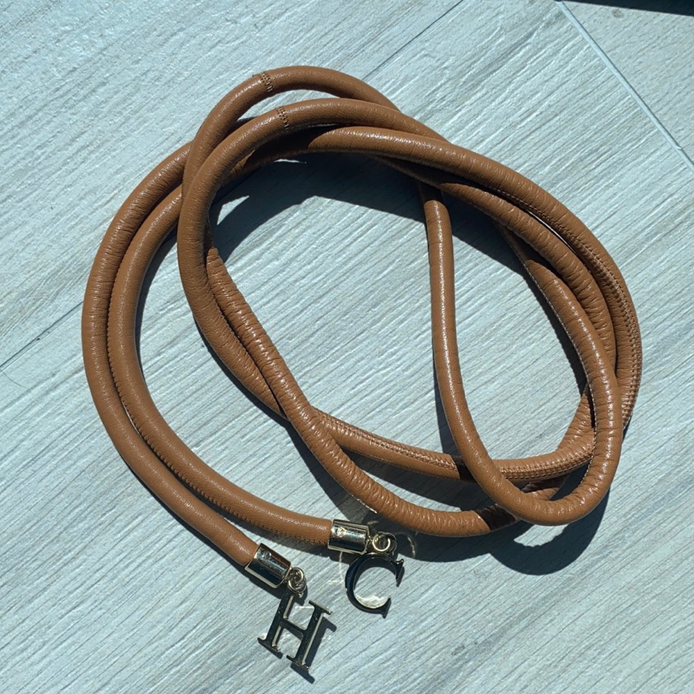 Carolina Herrera Leather Belt